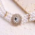 thumbnail image 4 of Wweixi Magnifique Cristal Collier Court Intemporel Rétro Vintage Collier de Perles et d'Excellents Matériaux Sont Collier 1Set, 4 of 6