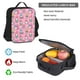 thumbnail image 5 of Easygdp pink Holiday Joy Mochila para Niños y Niñas con Set de Caja de Almuerzo y Estuche para Lápices 3 en 1, Mochila Escolar Estampada para Adolescentes, 5 of 7