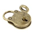 thumbnail image 4 of Retro Cartoon Bear Padlock Luggage Padlock Note Lock Buckle Bronze Alloy Lock, 4 of 5
