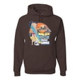 thumbnail image 1 of Wild Bobby, Betty Boop Endless Summer Beach the Dog Betty Boop Unisex Hoodie Sweatshirt, Brown, 3X-Large, 1 of 5