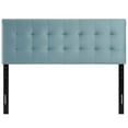 thumbnail image 2 of Modway Lily King Biscuit Tufted Performance Velvet Headboard in Light Blue, 2 of 5