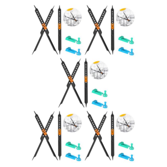 ZheElen Plastic Adjustable Scale Divider for Ultimate Tool For Architects And Engineers Portable 5Set
