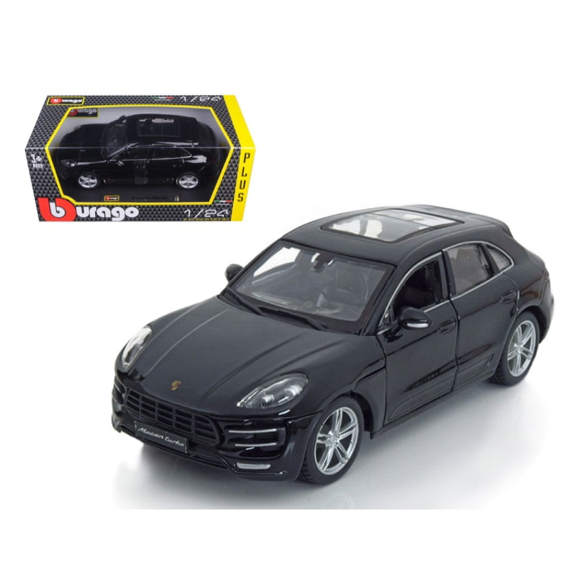 Bburago 1:24 Porsche Macan Metal Model Car Black New in Box 