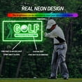 thumbnail image 3 of UPONRAY Rectangular Golf Custom Neon Signs, Usb Powered with Adjustable Brightness Wall Decor for Gifts, Warm White, 18 inch, 3 of 9