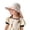 1-Orange1500, variant on Oiyii Newborn Girl's Upf‑Protective Sun Hats Ocean Animal Printed Beach Excursion Bucket Hats Kids Headwear, Pink