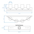 thumbnail image 4 of Nuk3y Modern Bathroom Vanity Light Fixture with Light Globe, 4 of 11