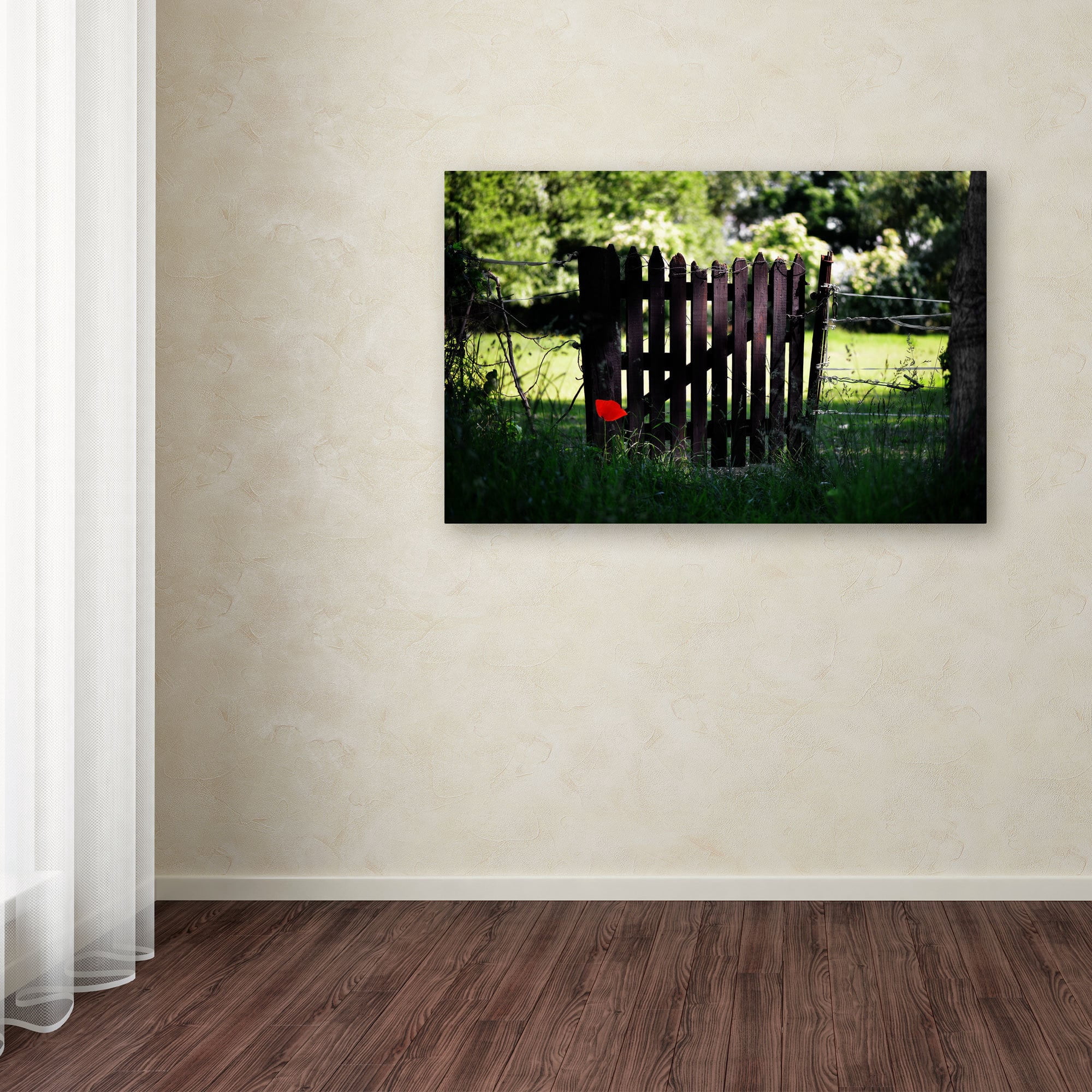 Trademark Fine Art "Press the Red Button" Canvas Art by Philippe Sainte-Laudy