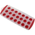 thumbnail image 1 of Bac à Glaçons en Silicone 21 Cavités, Moule à Mini Glaçons Rectangulaire Flexible, Moule à Gelée Glacée Réutilisable, Moule à Glaçons Facile à Démouler, Moule à Glaçons pour Cocktail Whisky Chocolat (Rouge), 1 of 6