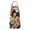 Pioneer Flower Floral-3, variant on Pioneer Flower Floral Print Pattern Apron-Garden Aprons for Women with Pockets-Cotton Linen Waterproof Kitchen Cooking Gardening Aprons Adjustable for Kitchen,Cooking,BBQ and Salon 33x27 Inch