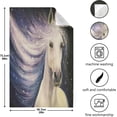 thumbnail image 4 of Fantasy Bling Horse Kitchen Dish Towels Set of 1, Galaxy Space Washable Tea Towels Dishcloths Lint-Free 18x28 Inch Fast Drying for Kitchen Restaurant Bar Clean, 4 of 6