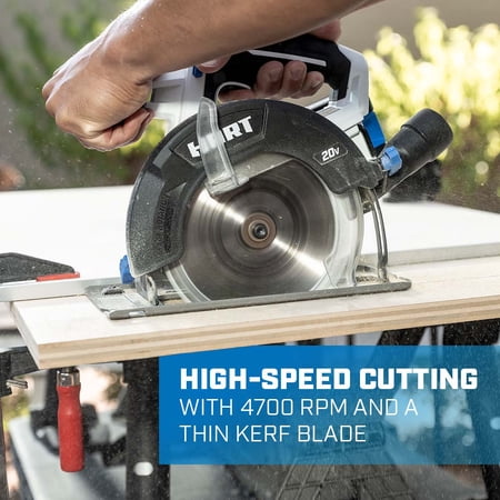 HART 20-VOLT 6-1/2-INCH BATTERY-POWERED CIRCULAR SAW (BATTERY NOT INCLUDED)