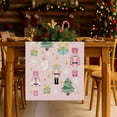 thumbnail image 5 of Pink Table Runner Pastel Christmas Nutcracker Table Runners Seasonal Kitchen Dining Table Decoration for Winter Home Party Banquet Decor 13x72 Inch, 5 of 5