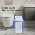 thumbnail image 4 of Bathroom Trash Can With Lid 5.5 Plastic Garbage Can With Lid Waste Basket Trash Garbage Dog Proof Trash Can For Bathroom Kitchen Living Room Bedroom, 4 of 4