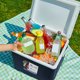 thumbnail image 1 of Nevera portátil con aislamiento | Nevera rígida a prueba de fugas con capacidad de 6 l | Conserva el hielo hasta 3 días | Comida y bebidas frías o calientes | Asa portátil | Ideal para acampar,, 1 of 6