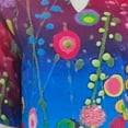 thumbnail image 5 of SMihono Robe d'Été Grande Taille pour Femmes 2023 Mode Robe Longue Décontractée à Manches Mi-Longues Col en V Imprimée, 5 of 5