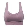 thumbnail image 2 of Mujeres Sujetador Deportivo Crop Top Chaleco Fajas Sujetadores Elásticos Chaleco De Fitness Morado M Sunnimix Sujetadores deportivos para mujer High Import, 2 of 8