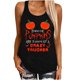 thumbnail image 1 of Camiseta sin mangas de Halloween para mujer, camiseta sin mangas con estampado gráfico divertido de playa de verano para adultos, blusa Fridja gh463, 1 of 9