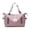 Dusty Pink, variant on Waterproof Expandable Duffel Bag for Travel, Unisex Weekender Overnight Carry On, Gym Sports Bag with Wet Pocket & Shoe Compartment, Airline Approved