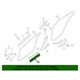 thumbnail image 2 of New Genuine Nissan Maxima Kick Plate Panel Front Right OE 769B43TA0A, 2 of 10