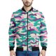 thumbnail image 3 of Chaqueta con estampado de camuflaje para hombre, colorida chaqueta de manga larga con estampado 3D, chaquetas casuales holgadas con cremallera para deportes de calle, 3 of 5