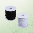 thumbnail image 4 of Eease 2PCS Flat Elastic Bands for DIY Craft Clothes (Black/White), 4 of 7