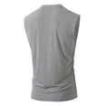thumbnail image 5 of RongHuan Summer Tank Tops Men Vintage Sleeveless Henley Shirts Lightweight Button Up Gym Workout Tee Beach Casual Top, 5 of 8
