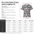 thumbnail image 2 of Yiaed Tropical Leaves Print Mens Short Sleeve Tight Fit T-Shirt, Crewneck Casual Tee-Small, 2 of 5