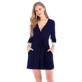 thumbnail image 1 of Spdoo Womens Nightgowns Robe Modal Sleepdress Kimono Bathrobe Lace Long Sleeve Soft Sleepshirt Loungewear Spa Robes Sleepwear XXL, 1 of 6