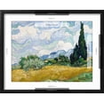 thumbnail image 5 of Art.com Wheat Field with Cypresses Giclee Print by Vincent van Gogh, Black Frame Wall Art, 21" x 17", 5 of 5