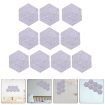 DINHEAROM 10Set Grey Felt Notice Boards for Wall Decor in Home and Office