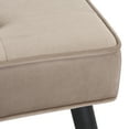 thumbnail image 6 of WestinTrends Velvet Tufted Bedroom Bench for Living Room & Entryway Furniture, Taupe, 6 of 9