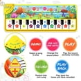 thumbnail image 2 of Baby Piano Mat Dinosaur Musical Floor Keyboard Playmat for Kids 1-5 Years Old Toddler, 2 of 5