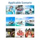 thumbnail image 3 of Xihbxyly Chaleco Salvavidas para Adultos, Diseño de Alta Flotabilidad, Ajuste Ajustable, Colores Brillantes, Apto para Navegación, Pesca, Surf, Esquí y Vela. Capacidad de Peso: 75 Kg. Tamaño: 54 X 46, 3 of 6