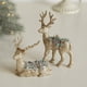 thumbnail image 5 of Adornos colgantes de ciervo para árbol de Navidad, decoración navideña con escena de ciervo, hermosos adornos navideños, decoración festiva para el hogar, fáciles de colgar, marco de metal,, 5 of 7