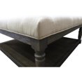thumbnail image 2 of Best Master Ottoman Carré en Tissu Capitonné Gris Rustique/beige, 2 of 3