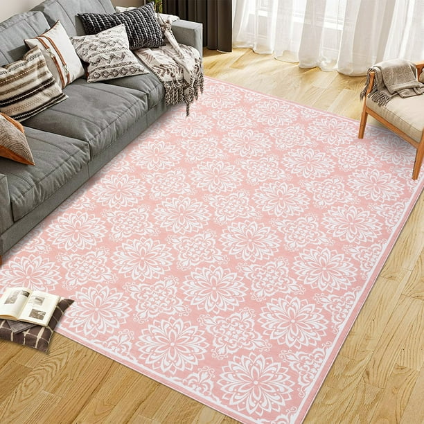 Haperlare Area Rugs Washable Rugs Floral Boho Rug Vintage