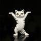 thumbnail image 2 of Bolígrafo de gato de baile, soporte para bolígrafo para gafas, decoración de estantería para el hogar, estatua de gatito animal, decoración de escrito Gris Baoblaze Escultura de estatua de gato, 2 of 7