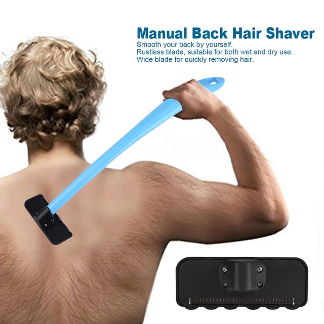 Maquinilla de afeitar manual, afeitadora manual de vello, recortadora de vello de cuchillas grandes, recortadora de vello de cuerpo entero diseñada para el futuro