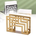 thumbnail image 5 of Kokiya Napkin Holder ,Stainless Steel Paper Napkin Holder ,Storage Organization, Modern Gold, 5 of 9