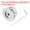 Silver, variant on Uxcell 2PCS Aluminium Potentiometer Knobs 1/4"x1.5", Volume Tone Control Knobs, Black