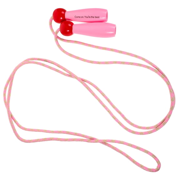 SEWCHICS Jumping Rope for Kids Jumping Rope Pink Cloth Healthy Exercise 1Pcs