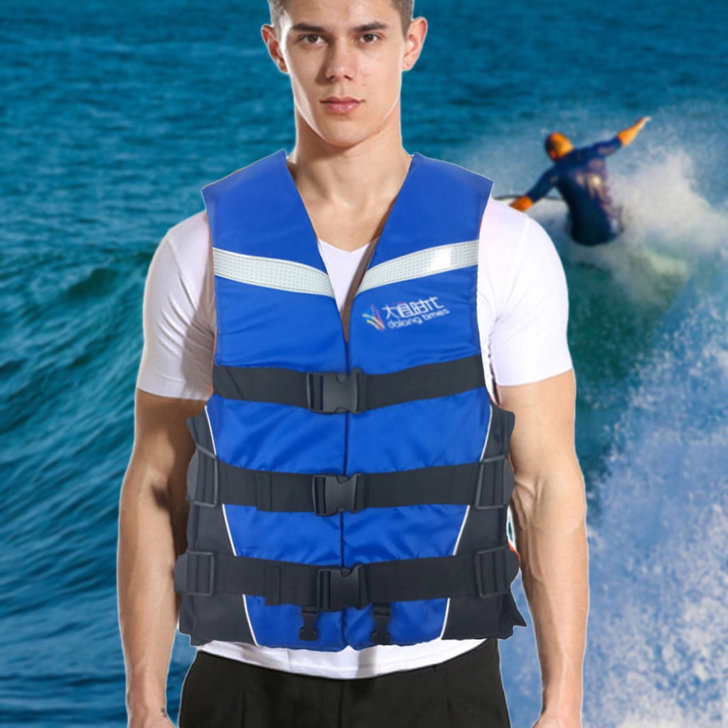 Details about   Adults/Kids Life Jacket Aid Vest Kayak Ski Buoyancy Fishing Boat Watersport Tool 