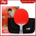 thumbnail image 2 of DHS 6 Star 6002 6006 Table Tennis Racket With Hurricane 8 And Tin Arc Rubber FL Handle Shake Hold Ping Pong Bat With Case Bag old R6006 CS, 2 of 6