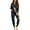 Black and Blue - Skull, variant on DISNIMO Women's 2 Piece Lounge Sets Skull Printed Long Sleeve Sleepwear V Neck Nightwear and Long Pant with Pockets Button Down Pjs Lounge Set