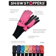 thumbnail image 3 of SnowStoppers Kids Winter Gloves Small Fuchsia, 3 of 4