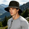 thumbnail image 2 of sususu Sun Bucket Hat for Men Women Fishing Beach Hats for Golf Hiking Outdoor UPF 50+ Army Green, 2 of 6
