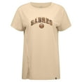 thumbnail image 2 of Women's Levelwear Khaki Buffalo Sabres Desert Camo Influx Decoy T-Shirt, 2 of 3