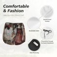 thumbnail image 4 of Balery Vintage Collage Girl Butterfly Pantalones cortos deportivos para mujer con forro y dos bolsillos, elásticos, para entrenamiento, gimnasio, yoga-XX-Large, 4 of 7