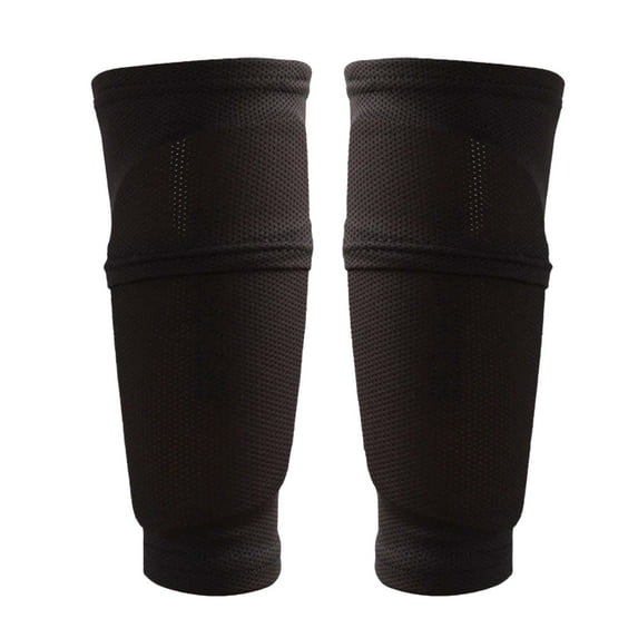 Soccer Football Shin Guards, Guard Socks Pads Impact Resistant Breathable Black Leg Sleeves for Walking Leg Protection Rugby ,