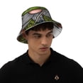 thumbnail image 4 of Sikiie Fishing Gnome Reflective Double-Sided Bucket Hat, Sun Hat, for Gardening, Beaching, Camping, Hiking, Fishing, 4 of 6